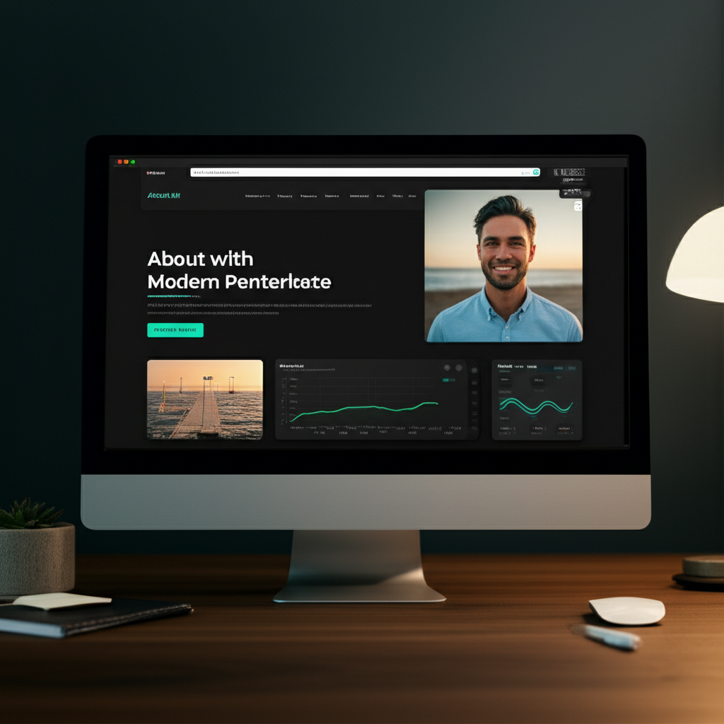 Portfolio Website screenshot 1